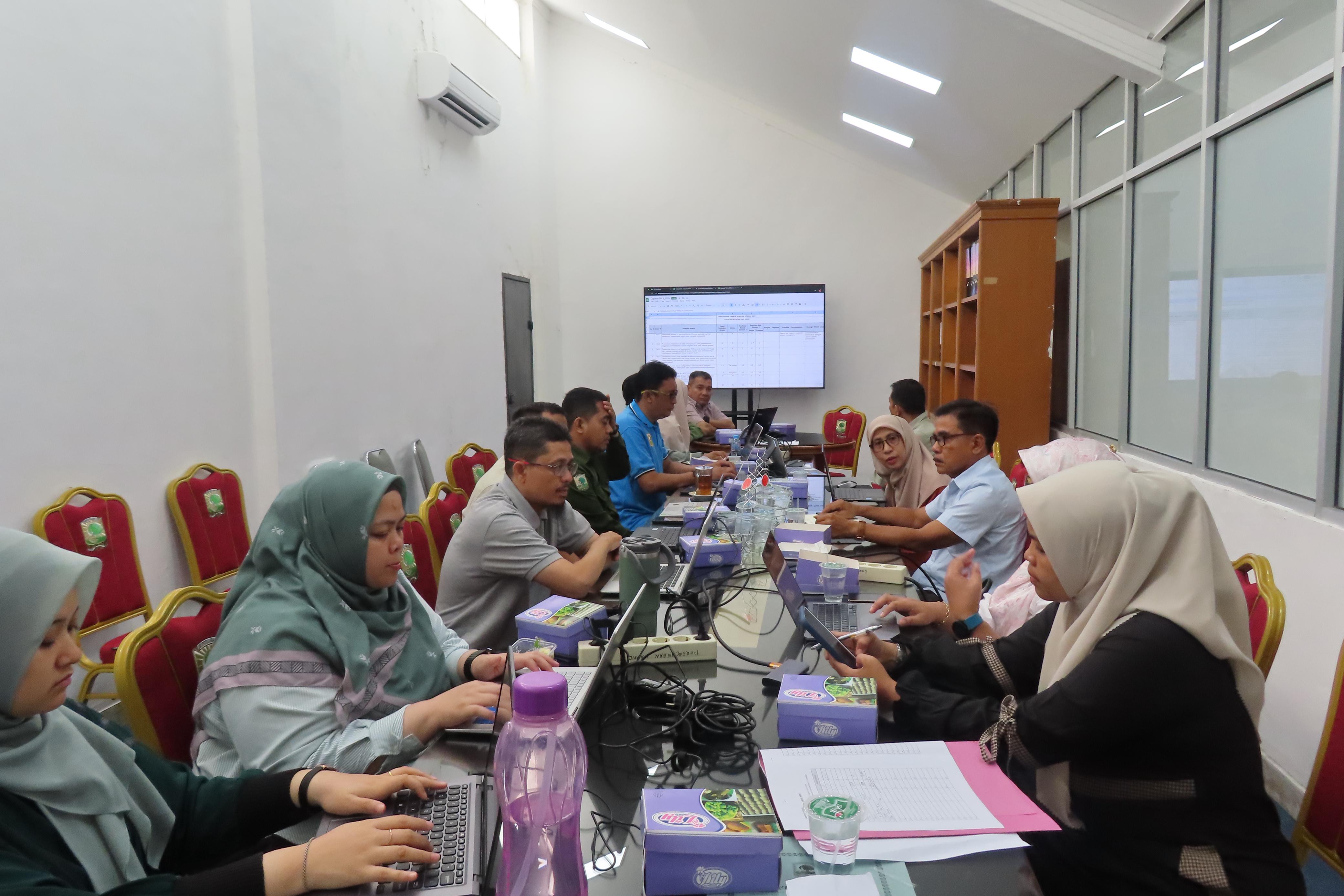 Pelaksanaan Monev Capaian IKU dan IKSS Triwulan II 2025