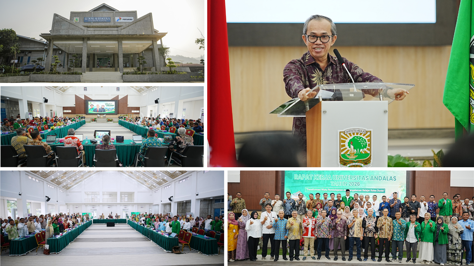 UNAND Gelar Rapat Kerja 2026 untuk Evaluasi Kinerja dan Matangkan Program Kerja 2027